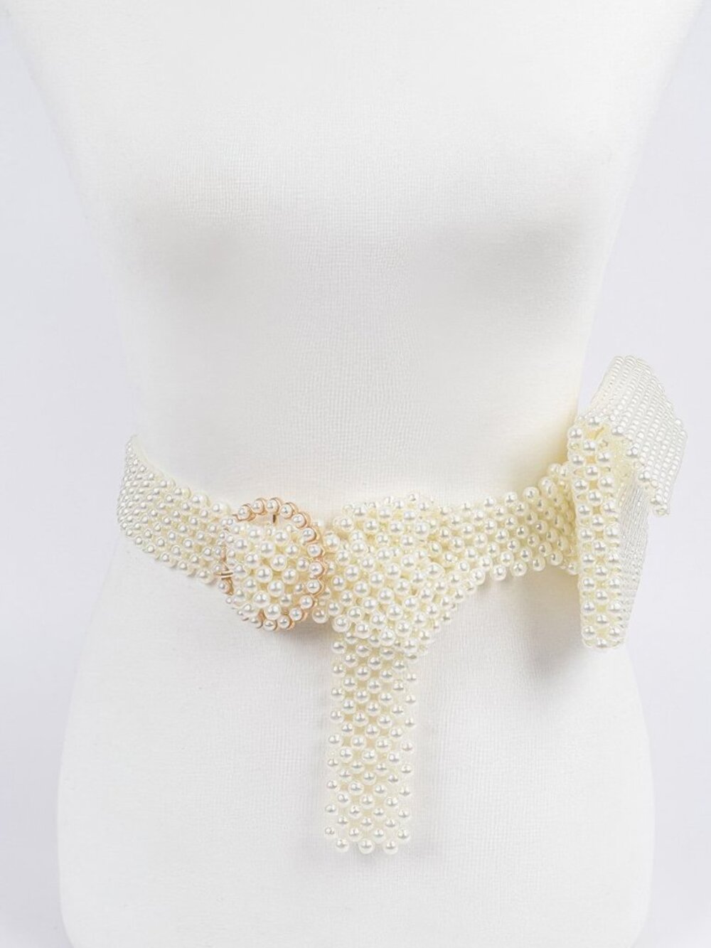 Handmade Faux Pearl Belt Bag